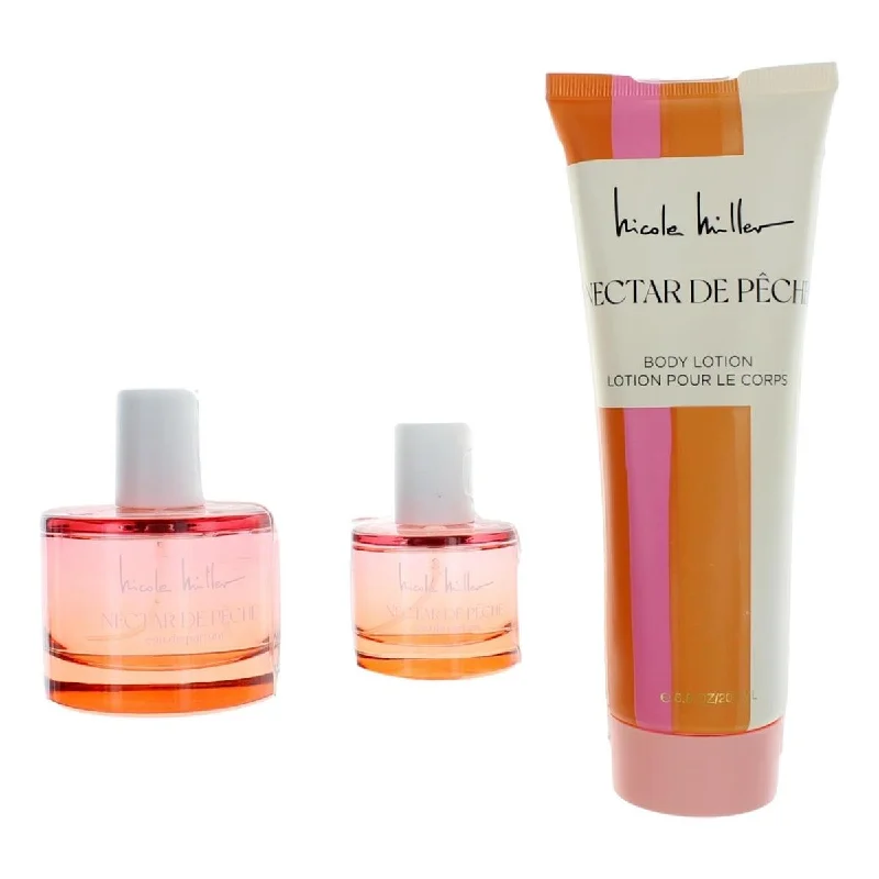 Nicole Miller  Nectar De Peche Gift set by Nicole Miller for Women - 3 Piece