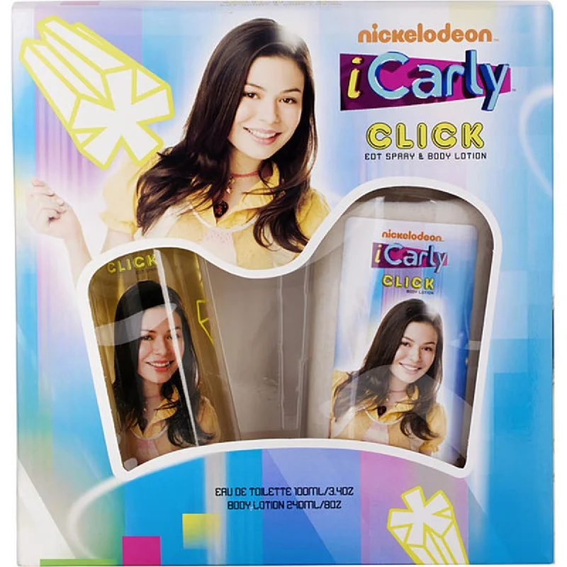 Marmol & Son  Icarly Click EDT Spray 3.4 oz & Body Lotion 8 oz Gift Set