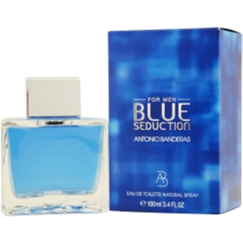 Antonio Banderas  Blue Seduction 3.4 oz Eau De Toilette Spray & 5.1 oz Deodorant Spray by Antonio Banderas for Men