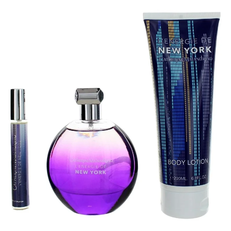 Catherine Malandrino  Women LEnergie De New York Gift Set - 3 Piece