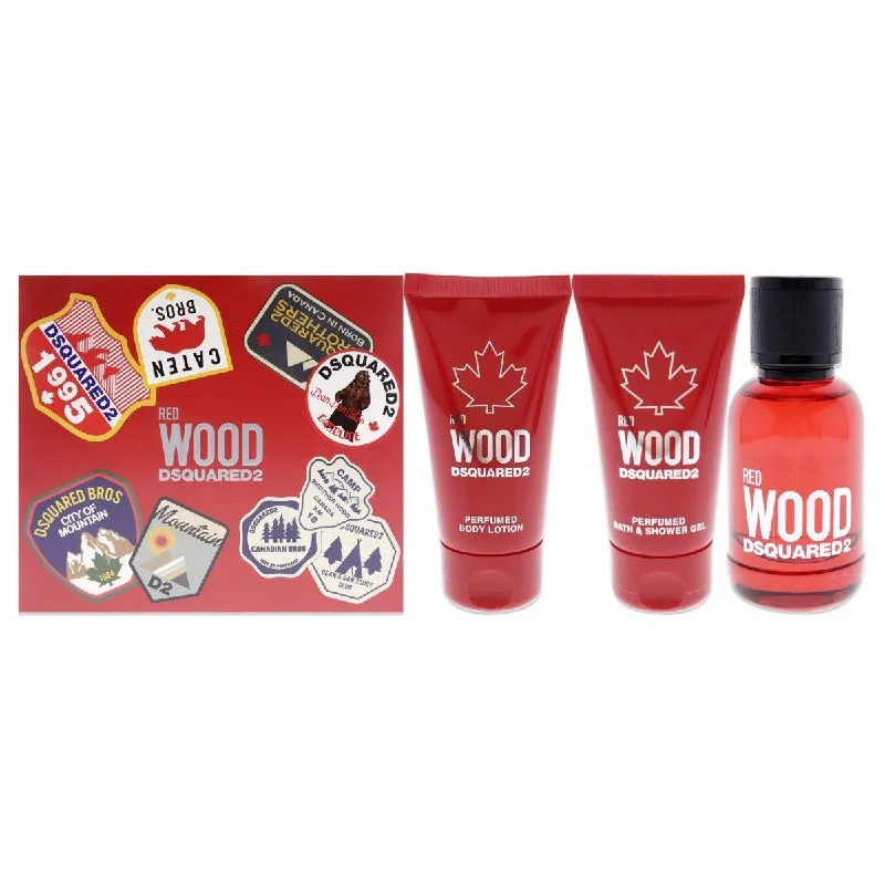 Dsquared2  Red Wood Parfum Gift Set for Women - 3 Piece