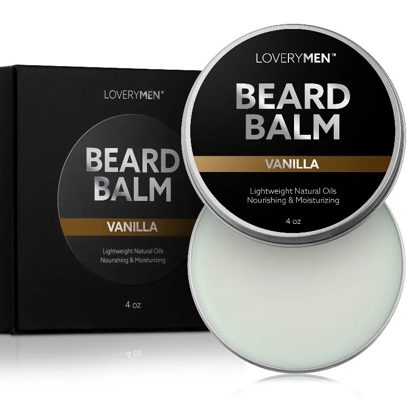 LOVERYMEN Vanilla Scented  Beard Balm - 4 oz