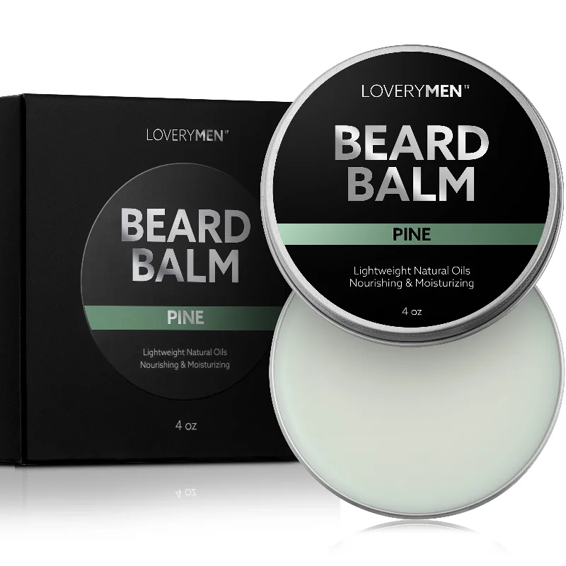 LOVERYMEN Pine Scented Beard Balm - 4 oz