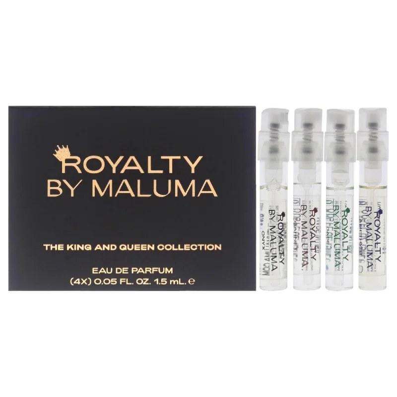 Royalty by Maluma  The King & Queen Collection Gift Set for Unisex - 4 Piece