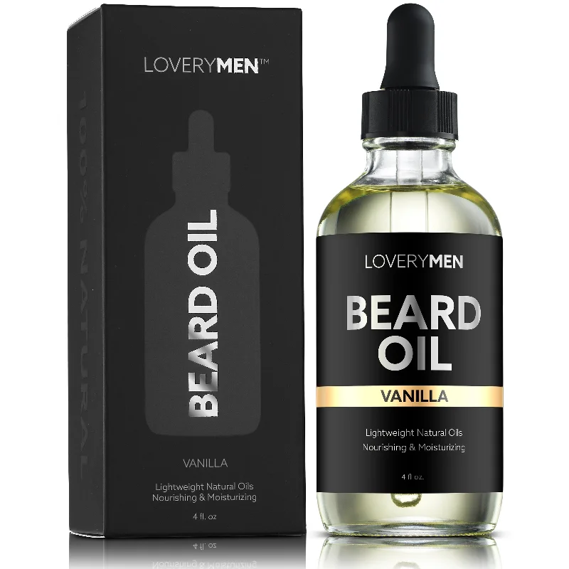 LOVERYMEN Vanilla Scented  Beard Oil - 4 oz