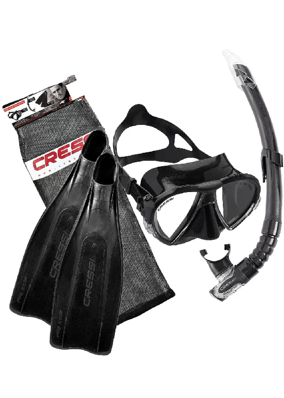 Cressi Pro Star Sf Snorkeling Set