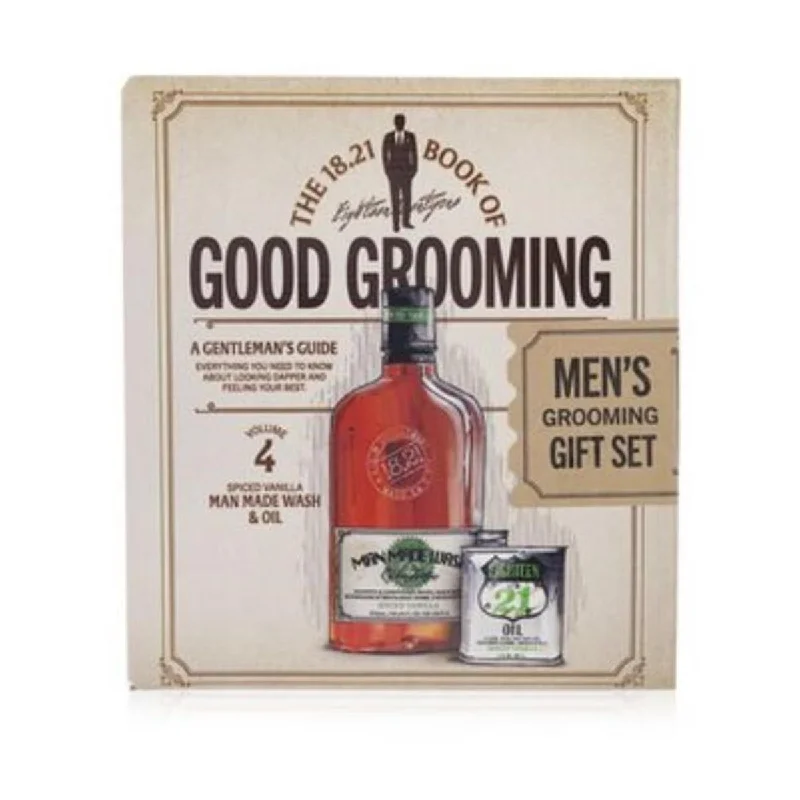 18.21 Man Made  Book of Good Grooming Gift Set for Men - Volume 4 - 2 Piece