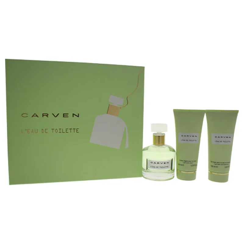 Carven  Leau De Toilette Spray for Women, 3 Piece