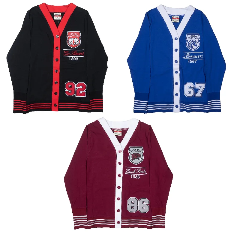 BIG BOY CREWNECK COLLEGIATE CARDIGAN ASSORTED - BBCDN