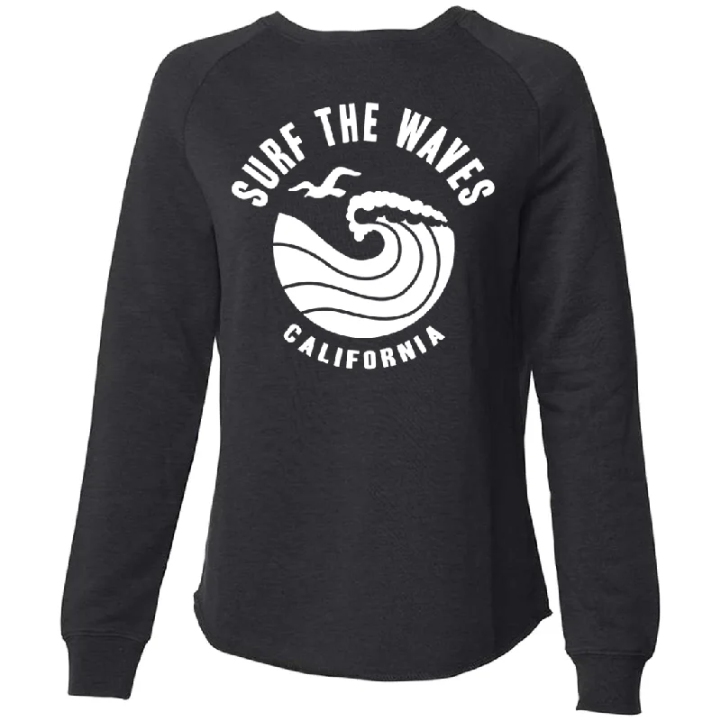 Surf The Waves Super Soft Crewneck Sweater