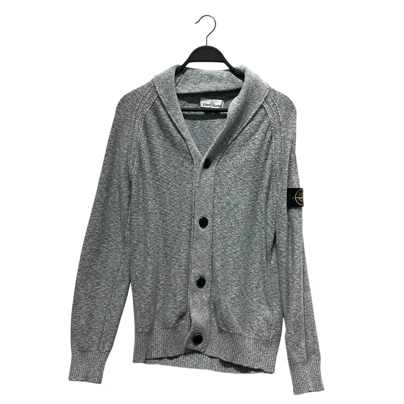 STONE ISLAND/Heavy Cardigan/L/Wool/GRY/