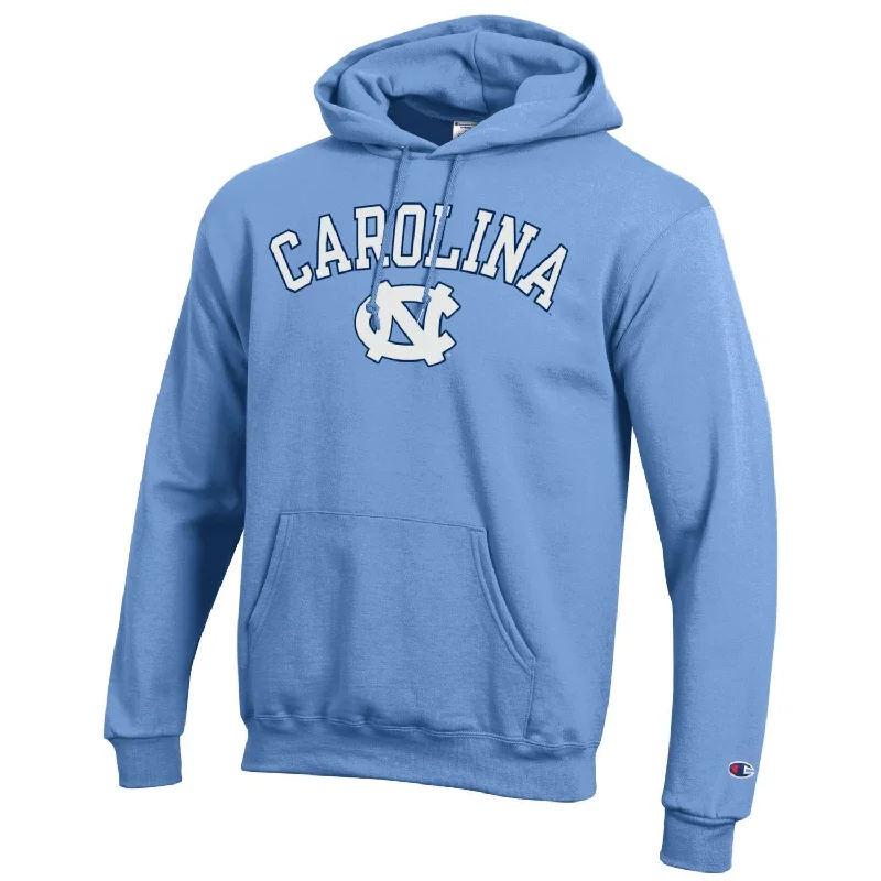 Carolina Blue Basic UNC Hoodie Sweatshirt by Champion