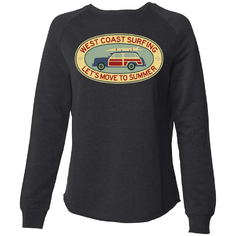 West Coast Surfing Super Soft Crewneck Sweater