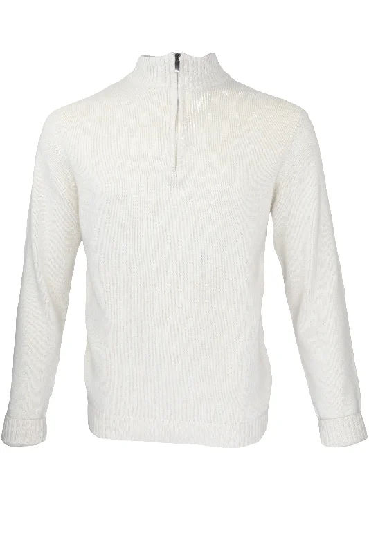 Codice Mockneck Sweater - Ecru