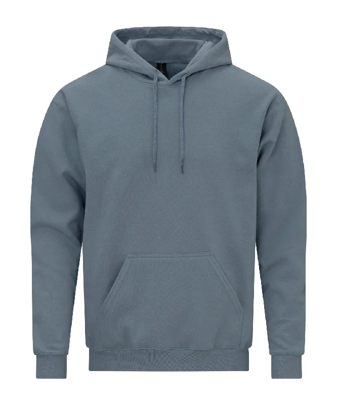 Stone Blue - Softstyle™ midweight fleece adult hoodie