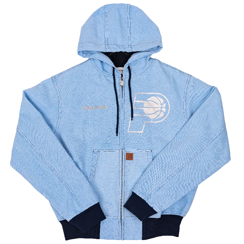 Adult Indiana Pacers 24-25' CITY EDITION Full-Zip Work Jacket in Denim by Authmade