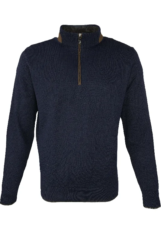 Inpore Quarter Zip Sweater - Navy