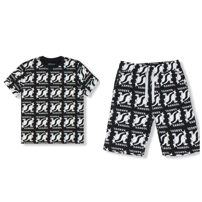 KANGOL APPAREL: BIG All Over Print Short Sets K90224/K92121S