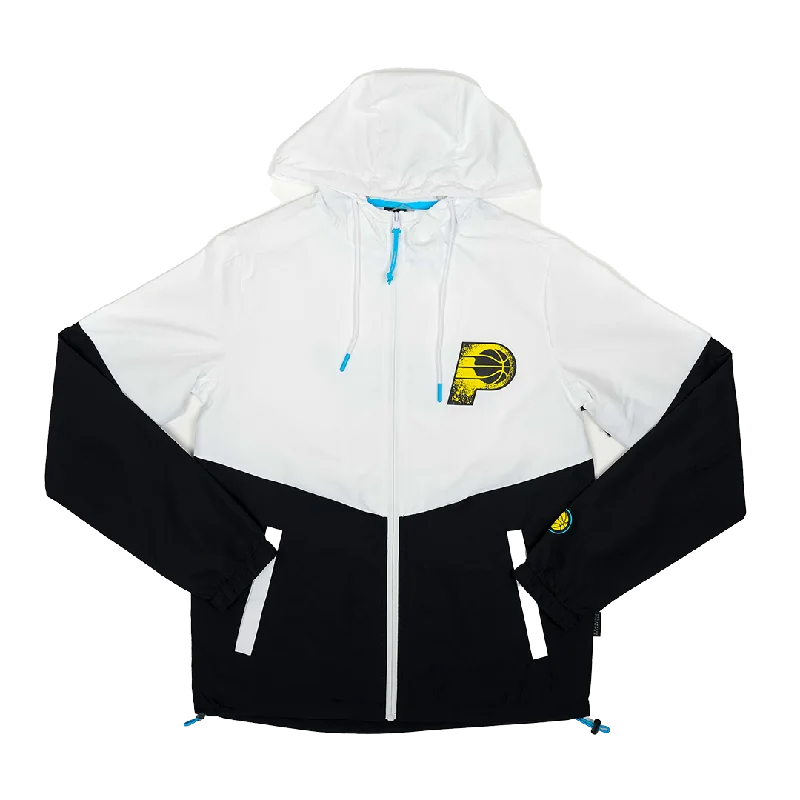 Adult Indiana Pacers 24-25' CITY EDITION Full Zip Jacket in White by Stadium Essentials