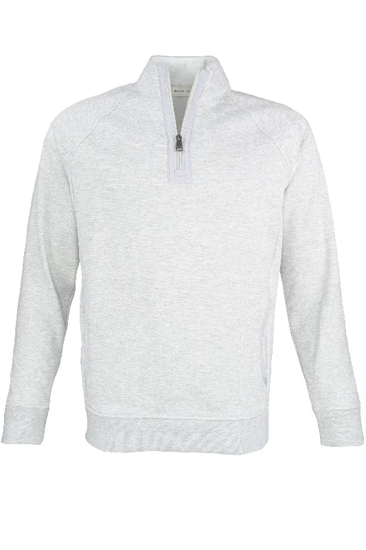 Bugatchi Heather Pullover - Cement