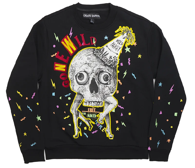 CREATE 2MRW CREWNECK BLACK - CF1240