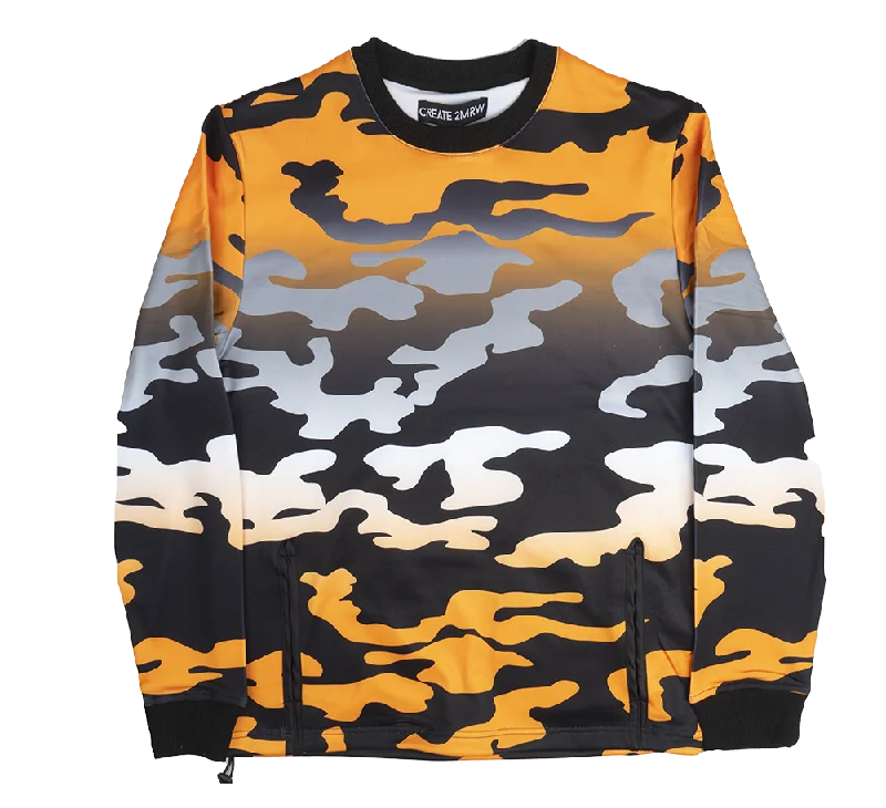 CREATE 2MRW CREWNECK BLACK CAMO - CS9179