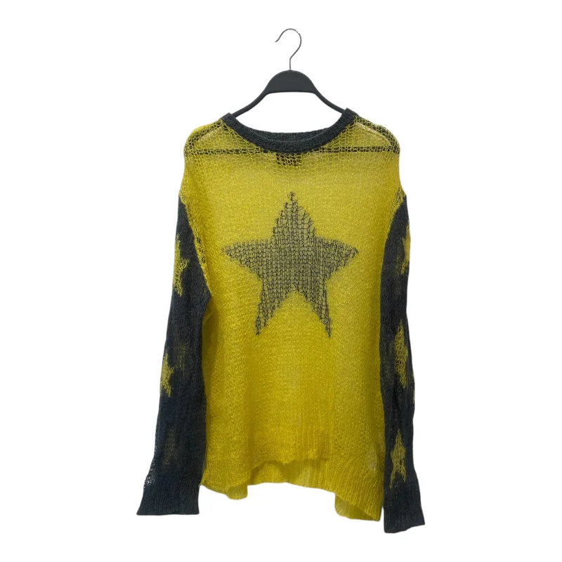 Heaven By Marc Jacobs/Sweater/M/Graphic/Acrylic/YEL/SuperStar Knit