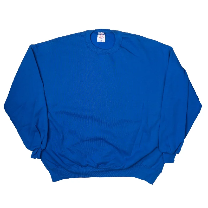 JERZEES BLANK CREWNECK SWEATSHIRT ROYAL - Blanks