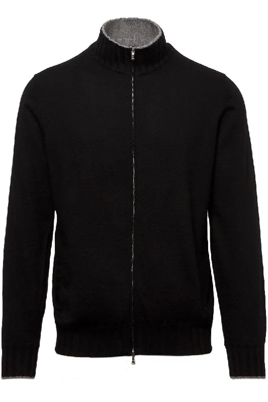 Duvet Cashmere Zip Bomber