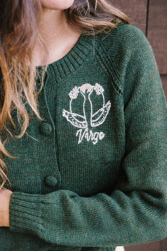 The Astral Cardigan | Virgo Emerald