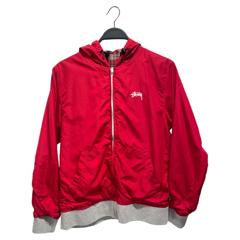 STUSSY/Jacket/M/RED/Polyester/