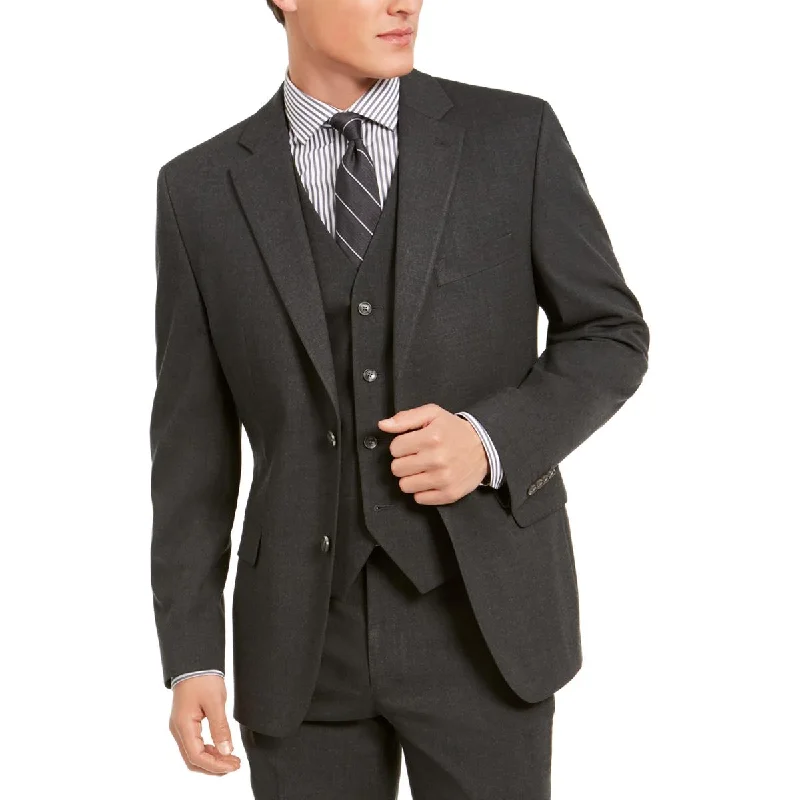 Alfani Mens Classic Fit Suit Separate Two-Button Blazer