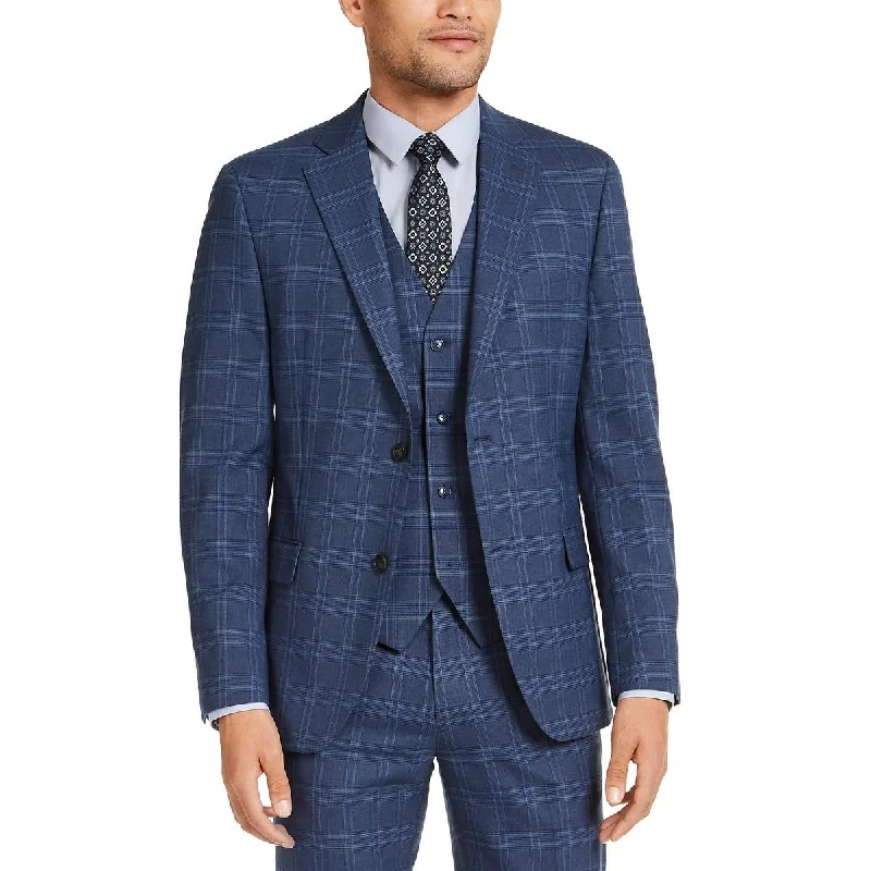 Alfani Mens Plaid Slim-Fit Sportcoat