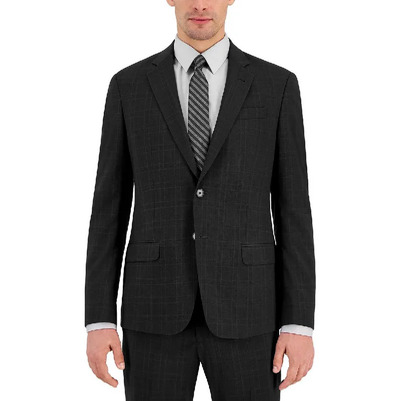 Armani Exchange Mens Business Career Two-Button Blazer