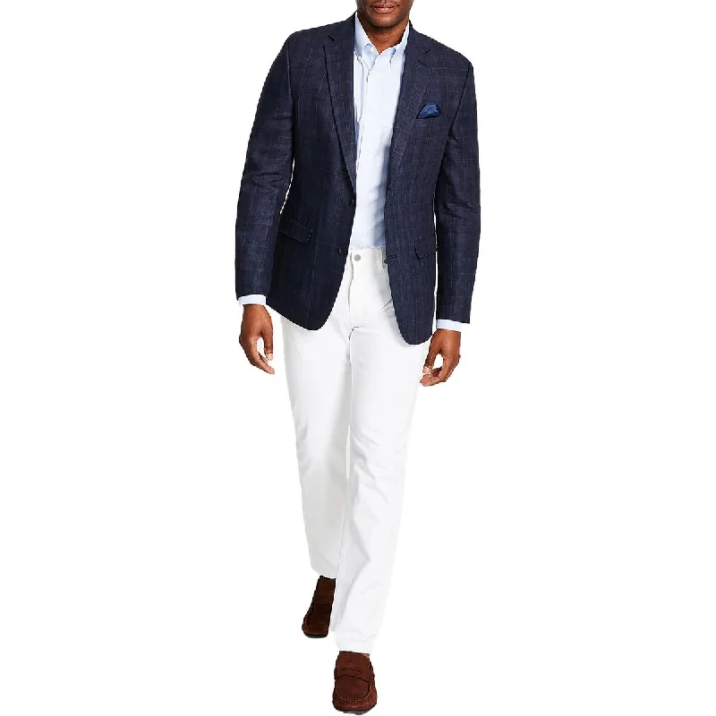 Bar III Mens Linen Slim Fit Sportcoat