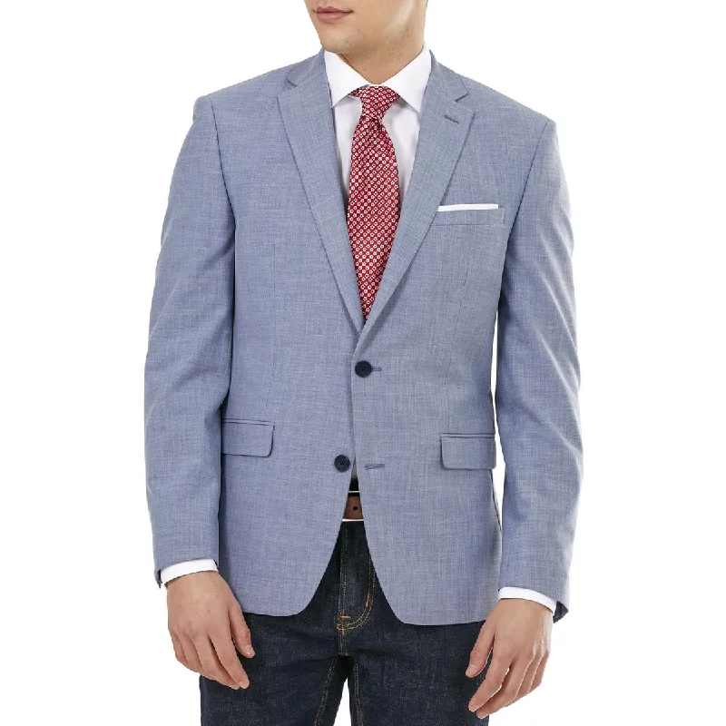 Bar III Mens Suit Separate Slim Fit Two-Button Blazer