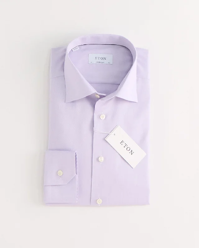 Mauve Signature Twill Contemporary Shirt