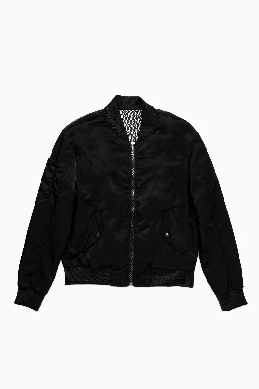 INIMIGO Monogram Reversible Bomber Jacket