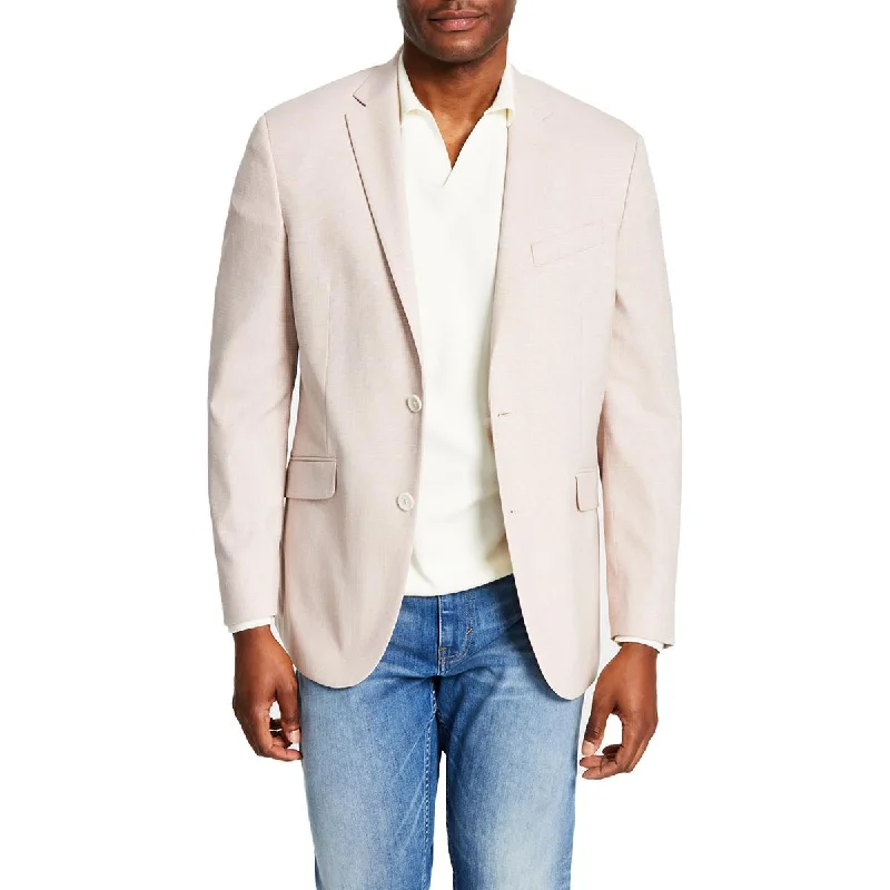 Kenneth Cole Reaction Mens Pattern Polyester Sportcoat