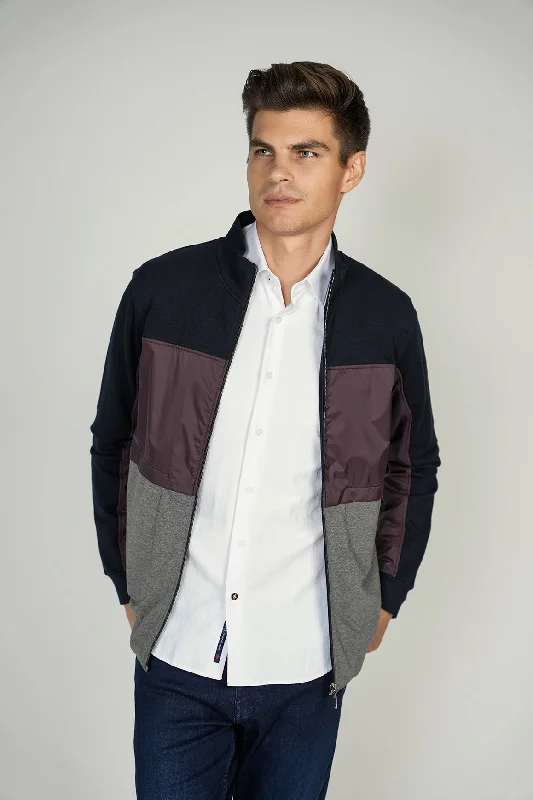 Multicolor Full Zip Jacket