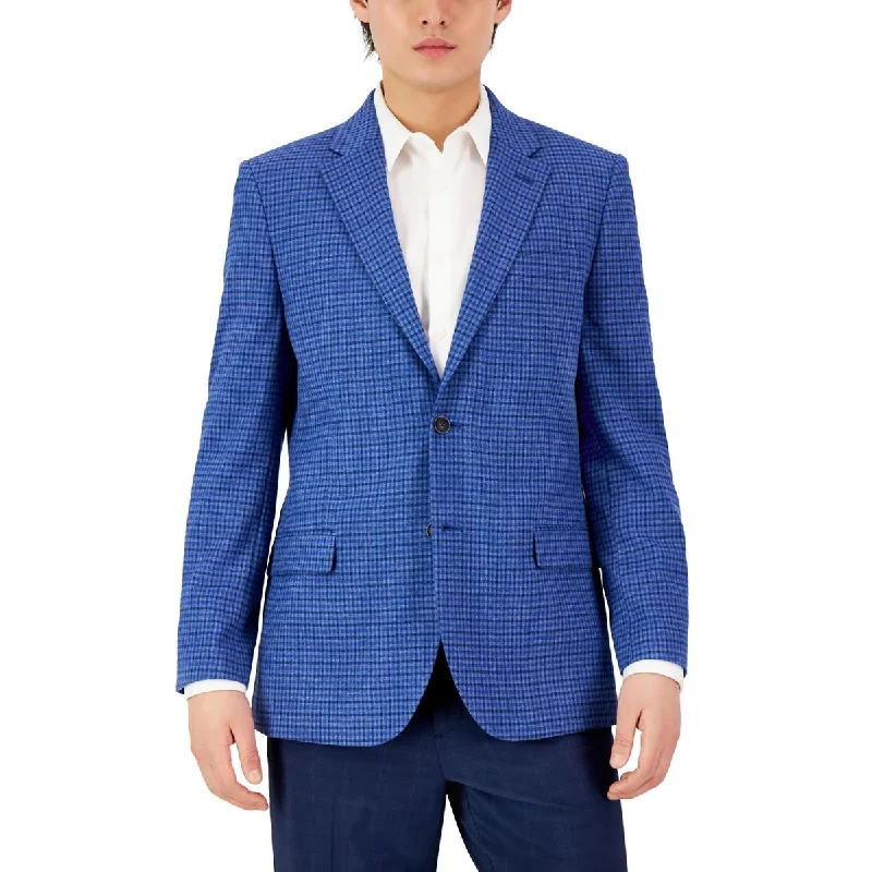 Nautica Mens Plaid Topper Sportcoat