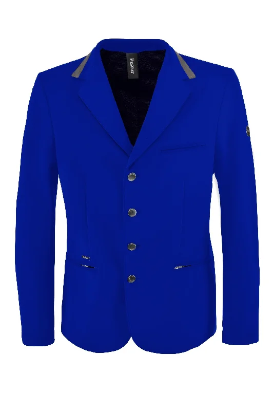 Pikeur Luis Vario Men's Competition Jacket - Blue/Grey Collar