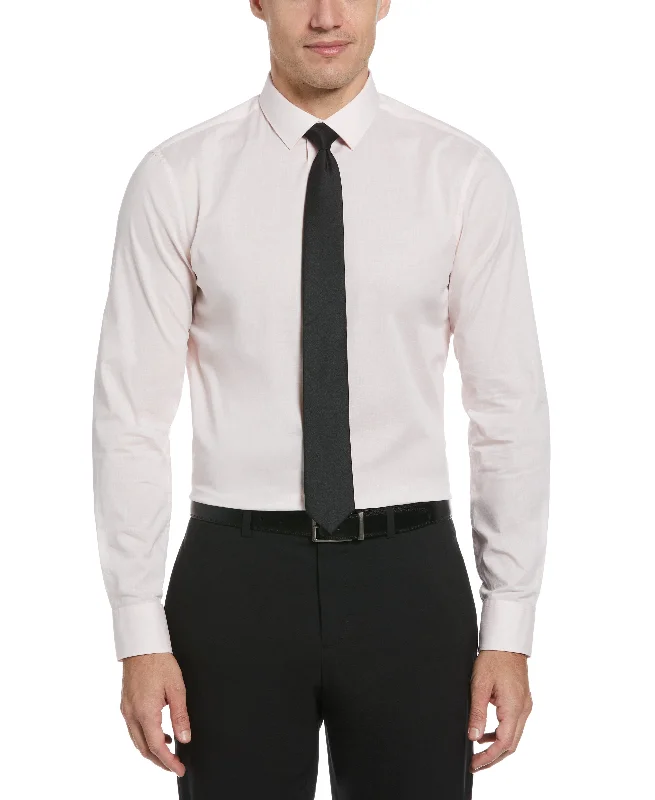 Slim Fit Dobby Stripe Dress Shirt