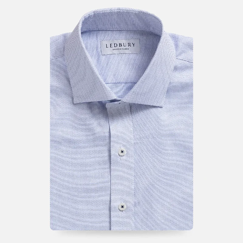 The Light Blue Albright Dot Custom Shirt