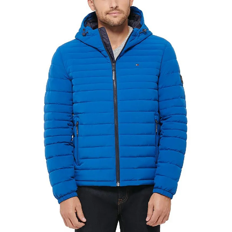 Tommy Hilfiger Mens Insulated Hooded Puffer Jacket