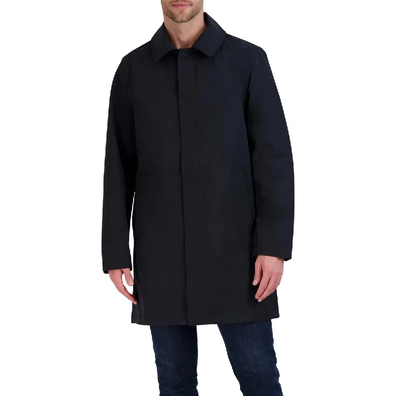 Vince Camuto Mens Lightweight Water Resistant Long Coat