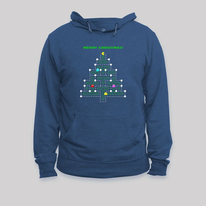 Christmas Pac Man Hoodie