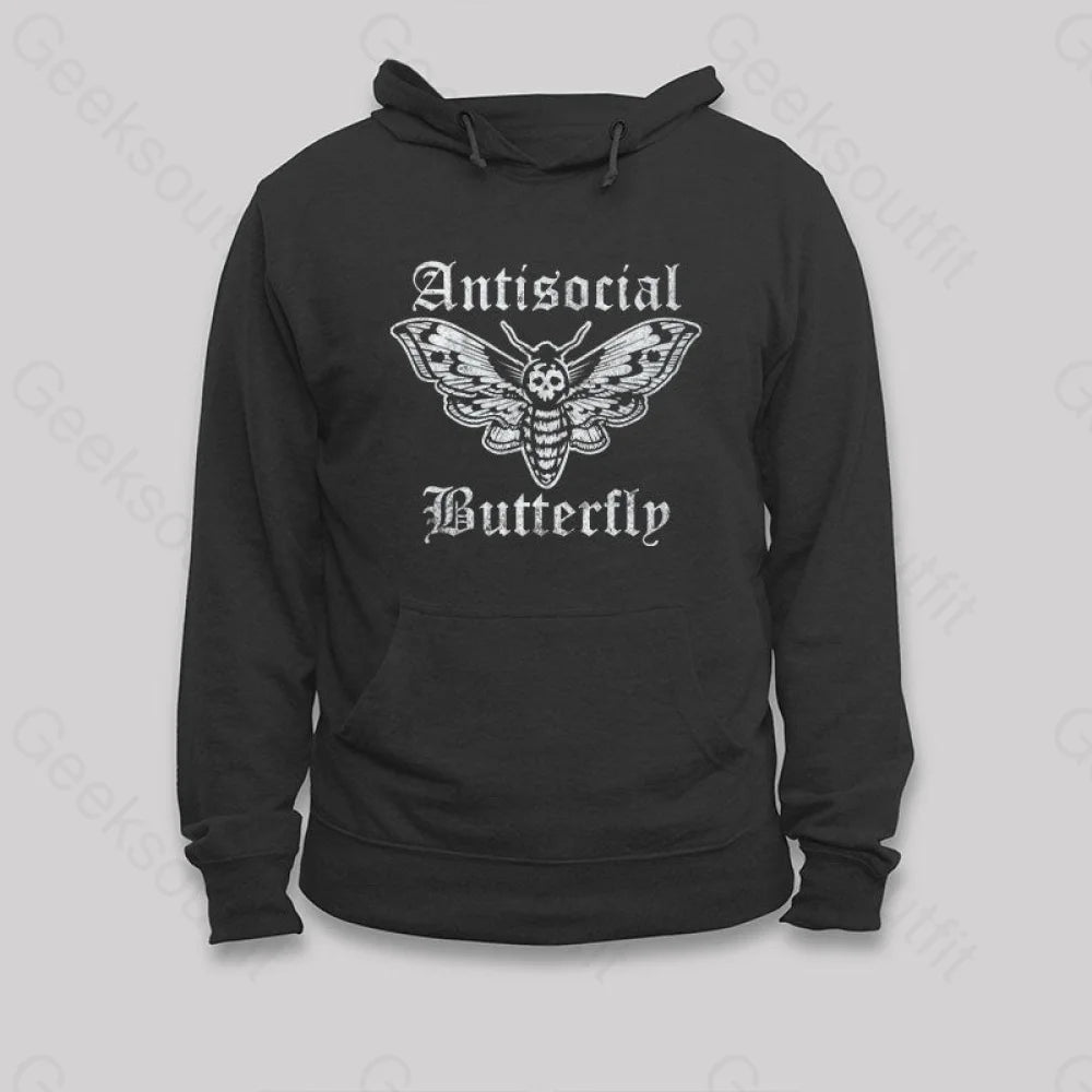 Funny Antisocial Butterfly Hoodie