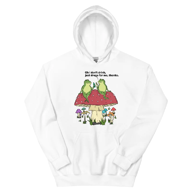 I Don't Drink Graphic Hoodie