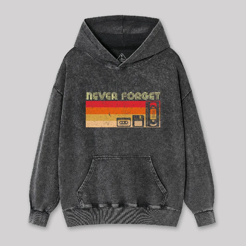 Never Forget Washed Hoodie